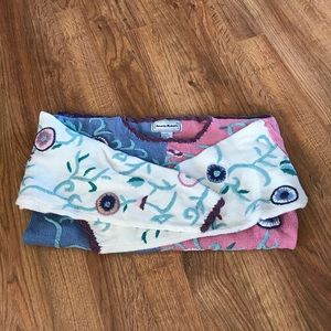 Tri-color “ugly” sweater